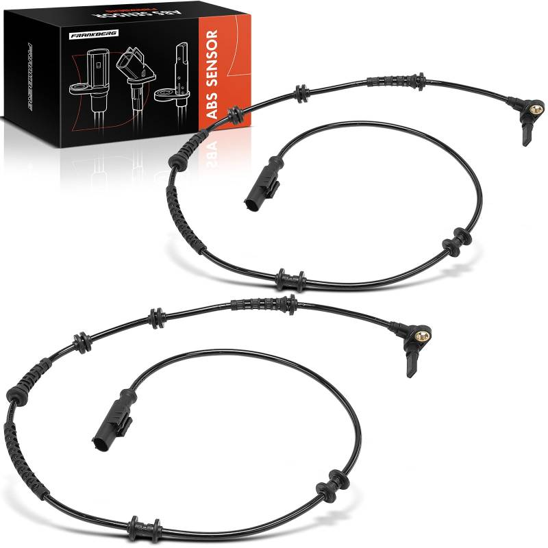 Frankberg 2x ABS Speed Sensor 2-polig Vorne Links Rechts Kompatibel mit Panda 169 1.2L 2004-2013 Panda Kasten/Schrägheck 169 1.2L 2004-2024 Replace# 51745715 von Frankberg