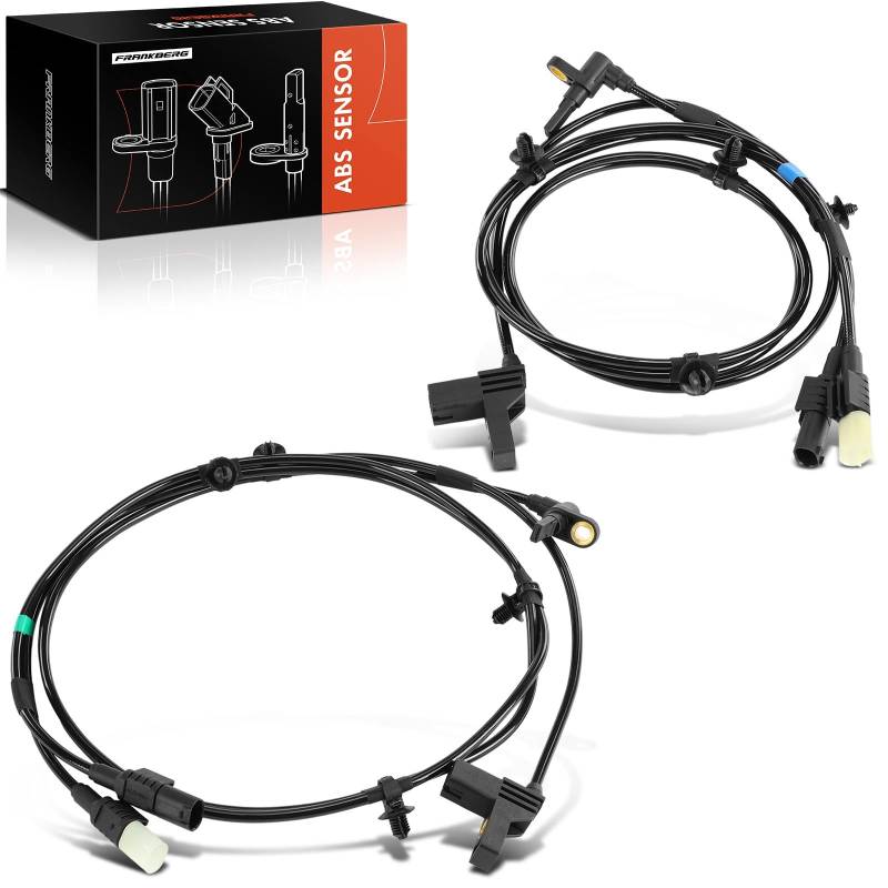 Frankberg 2x ABS Speed Sensor Hinterachse Links Rechts 2-polig Kompatibel mit Viano W639 2.2L-3.7L 2004-2005 Vito Bus W639 109-123 2.2L-3.7L 2004-2014 Replace# 6394404706 von Frankberg