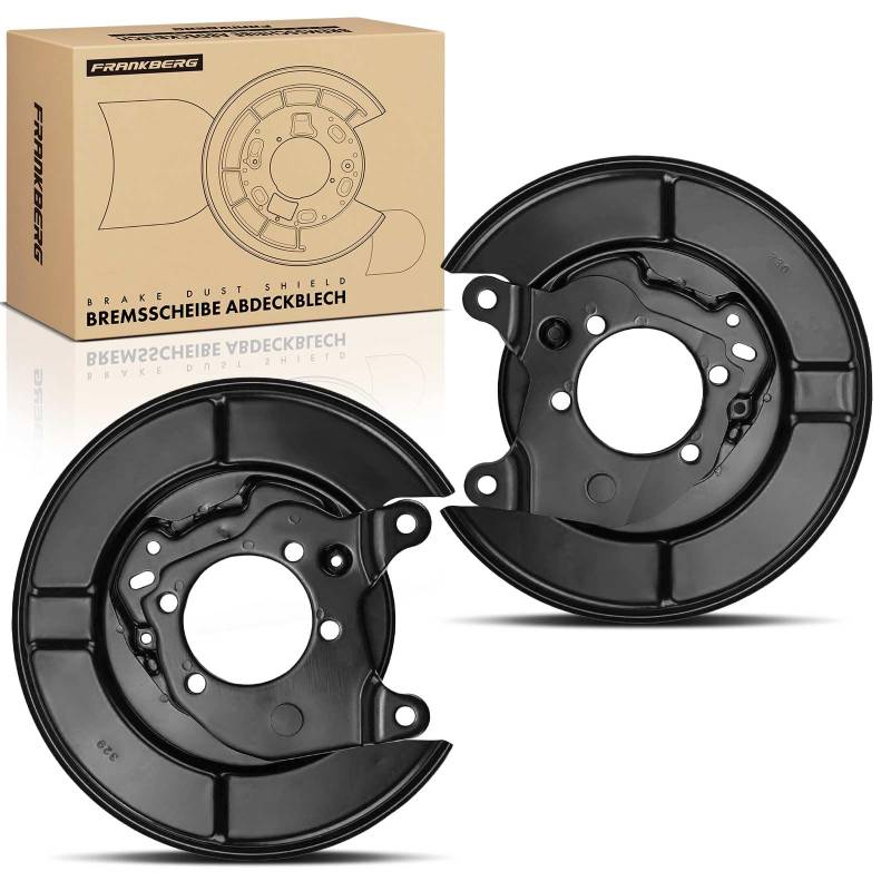 Frankberg 2x Ankerblech Hinterachse Kompatibel mit Juke F15 1.5L 1.6L 2010-2019 Qashqai +2 I J10 JJ10E NJ10 1.5L-2.0L 2007-2013 X-Trail T31 2.0L 2.5L 2007-2013 Replace# 44020CY01B von Frankberg