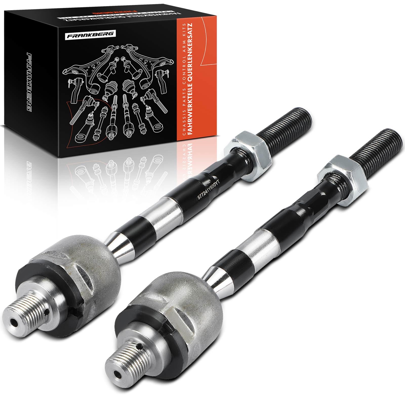 Frankberg 2x Axialgelenk Spurstange Vorderachse Kompatibel mit Picanto TA 1.0L 1.2L 2015-2017 Replace# 577241Y600 von Frankberg