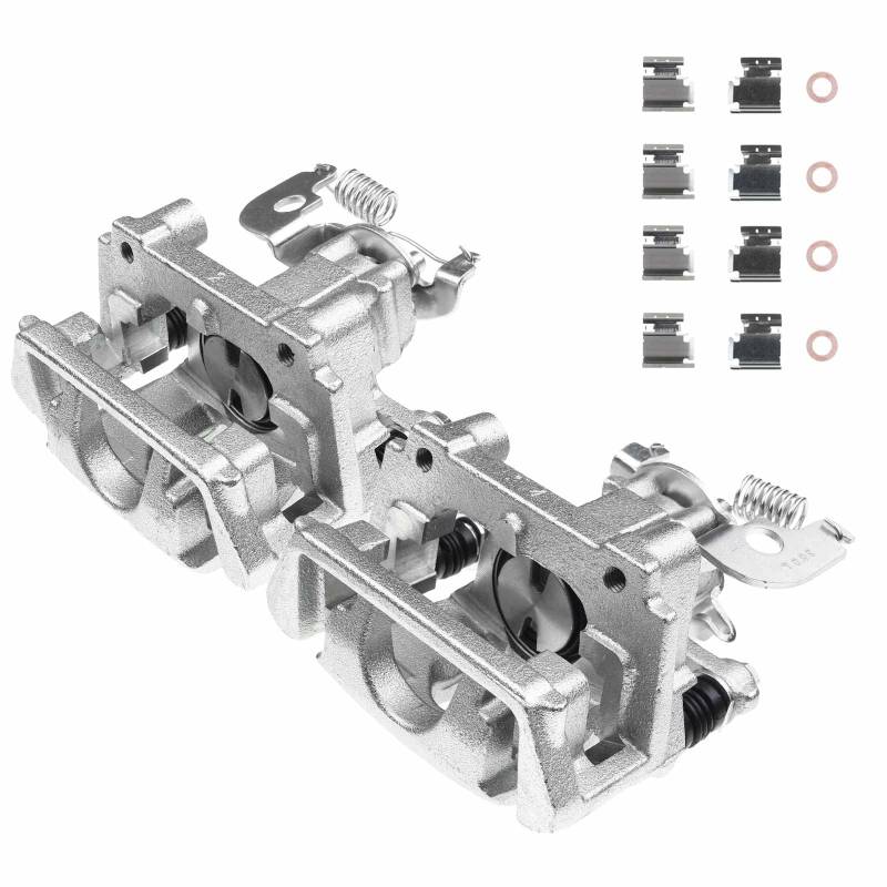 Frankberg 2x Bremssattel Bremszange mit Träger Hinten Links Rechts Kompatibel mit X-Type CF1 2.0L-2.5L 2001-2009 X-Type X400 3.0L 2001-2008 Replace# C2S38061 von Frankberg