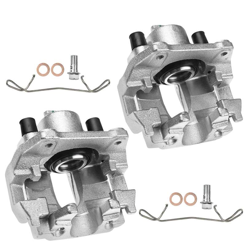 Frankberg 2x Bremssattel Bremszange mit Träger Hinten Links Rechts Kompatibel mit XC90 I 275 2.4L-4.4L 2002-2014 Replace# 30639523 von Frankberg