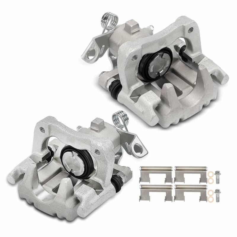 Frankberg 2x Bremssattel mit Halter Hinten Links Rechts Kompatibel mit Golf IV 1J1 1.8L-2.0L 1999-2005 A3 8L1 1.8L 1999-2003 TT Roadster 8N9 1.8L 1999-2006 Replace# 1J0615424D von Frankberg