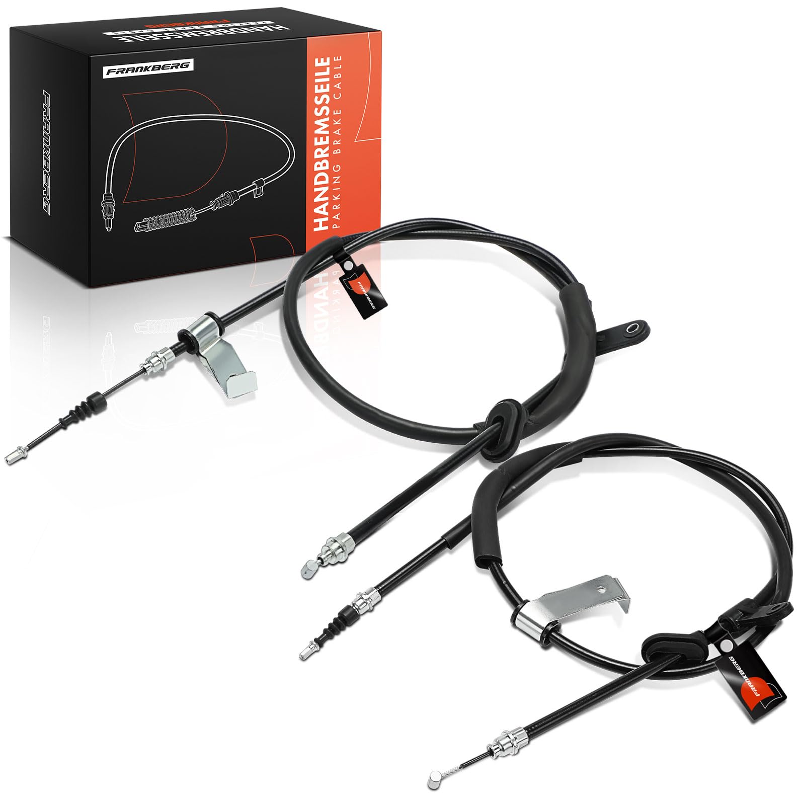 Frankberg 2x Handbremsseile Hinten Links Rechts Kompatibel mit 159 939 1.7L-3.2L 2005-2011 159 Sportwagon 939 1.7L-3.2L 2005-2011 Replace# 50500557 von Frankberg