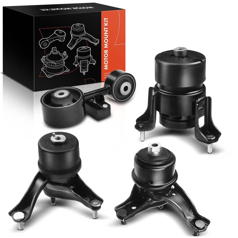 Frankberg 2x Motorlager Vorne + 1x Automatikgetriebe Getriebelager + 1x Drehmomentstützlager Vorne Kompatibel mit Camry Stufenheck XV4 2.4L 2006-2011 Replace# 123720H090 von Frankberg