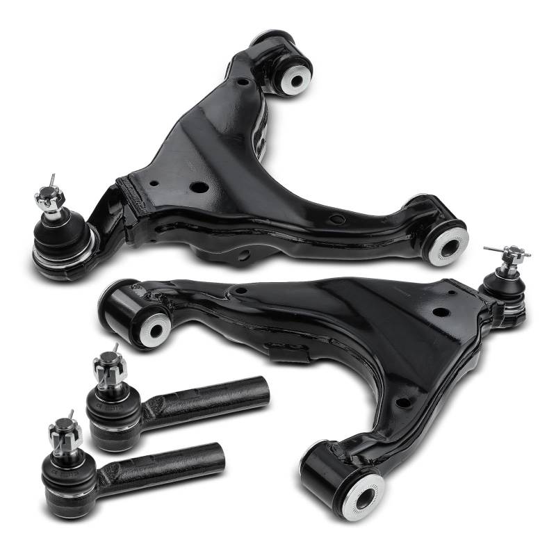 Frankberg 2x Querlenker 2x Spurstangenkopf Vorderachse Kompatibel mit Land Cruiser Prado J12 2.7L-4.0L 2002-2010 FJ Cruiser GSJ1 4.0L 2005-2018 Replace# 4806860010 4504639505 von Frankberg