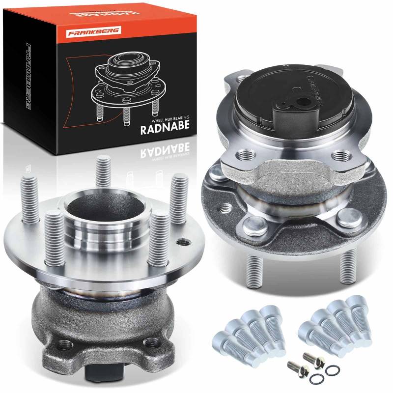 Frankberg 2x Radlager Radlagersatz Hinterachse mit integriertem ABS-Sensor Kompatibel mit Focus II DA DP HCP 2.5L K.u.g.a I - 2.0L 2.5L Mondeo IV BA7 1.6L-2.5L Mondeo IV Turnier BA7 1.6L-2.5L von Frankberg