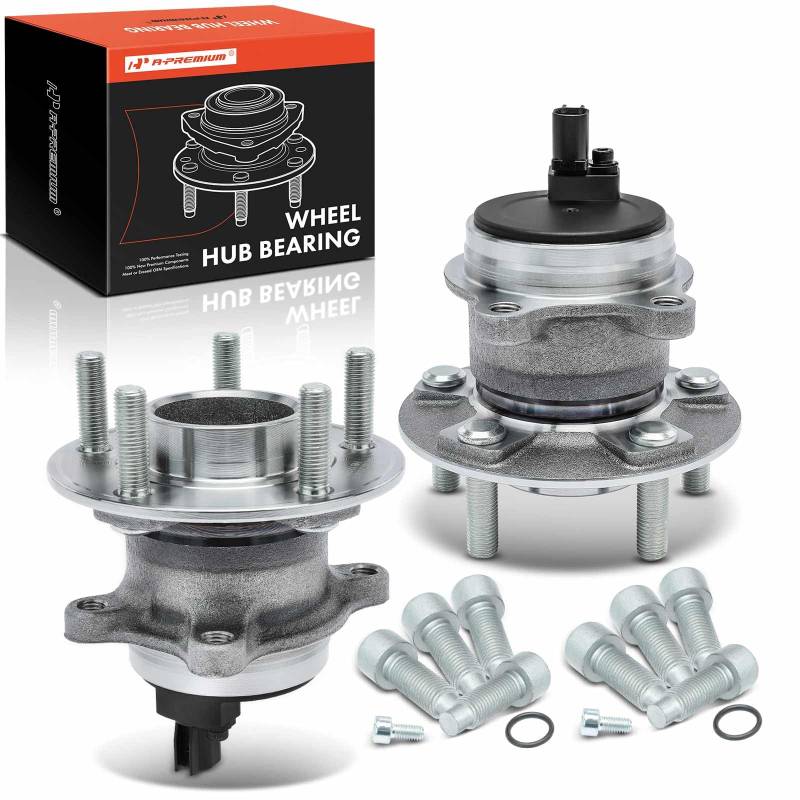 Frankberg 2x Radlager Radlagersatz Hinterachse mit Integriertem ABS Sensor Kompatibel mit Focus III Schrägheck 2010-2023 Focus III Turnier Kombi 2010-2023 Replace# BV612C299AAC von Frankberg