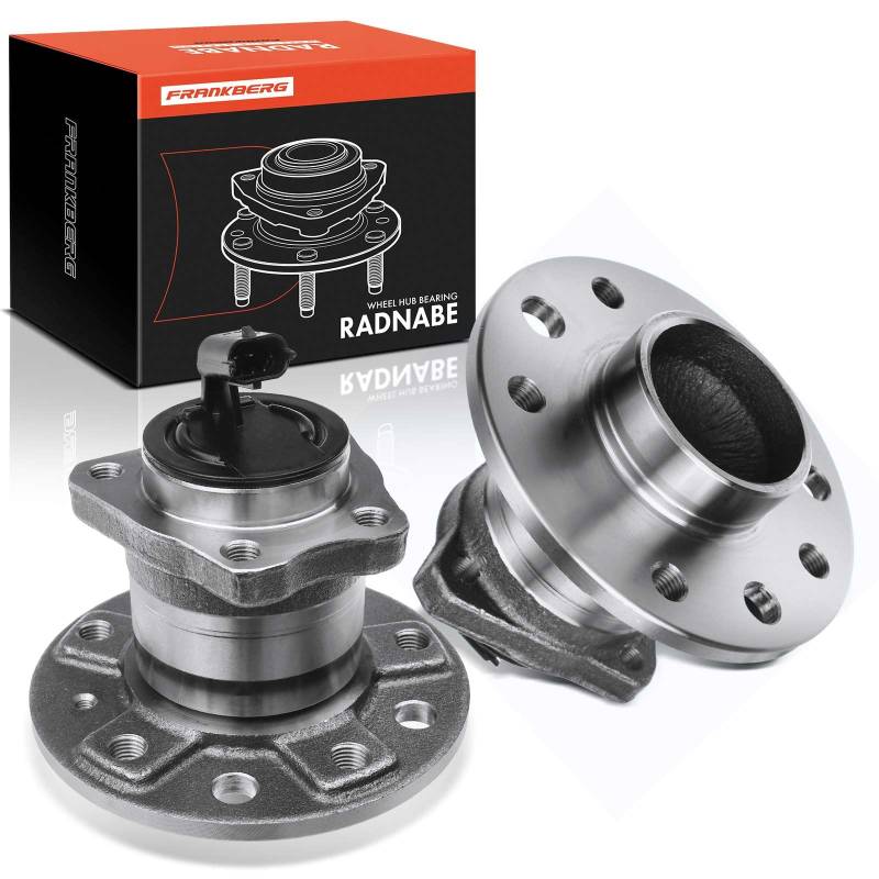 Frankberg 2x Radnabe Radlager Hinten mit Integriertem ABS Sensor Kompatibel mit Astra H CC L08 Astra H Twintop L67 Astra MK V H Astravan MK V H A04 Meriva B S10 Replace# 01604316 von Frankberg