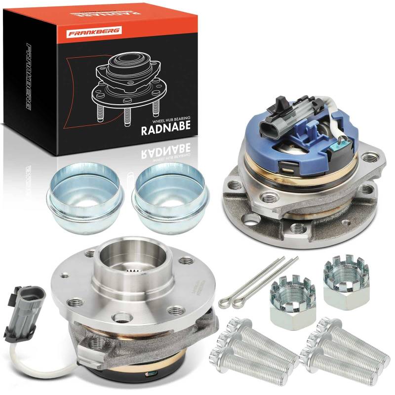 Frankberg 2x Radlager Radlagersatz Vorne Mit integriertem ABS-Sensor Kompatibel mit Astra G F07 F67 F69 F70 T98 Astra G Caravan T98 Astra G CC Astra G Klasseic Caravan Replace# 1603209 von Frankberg