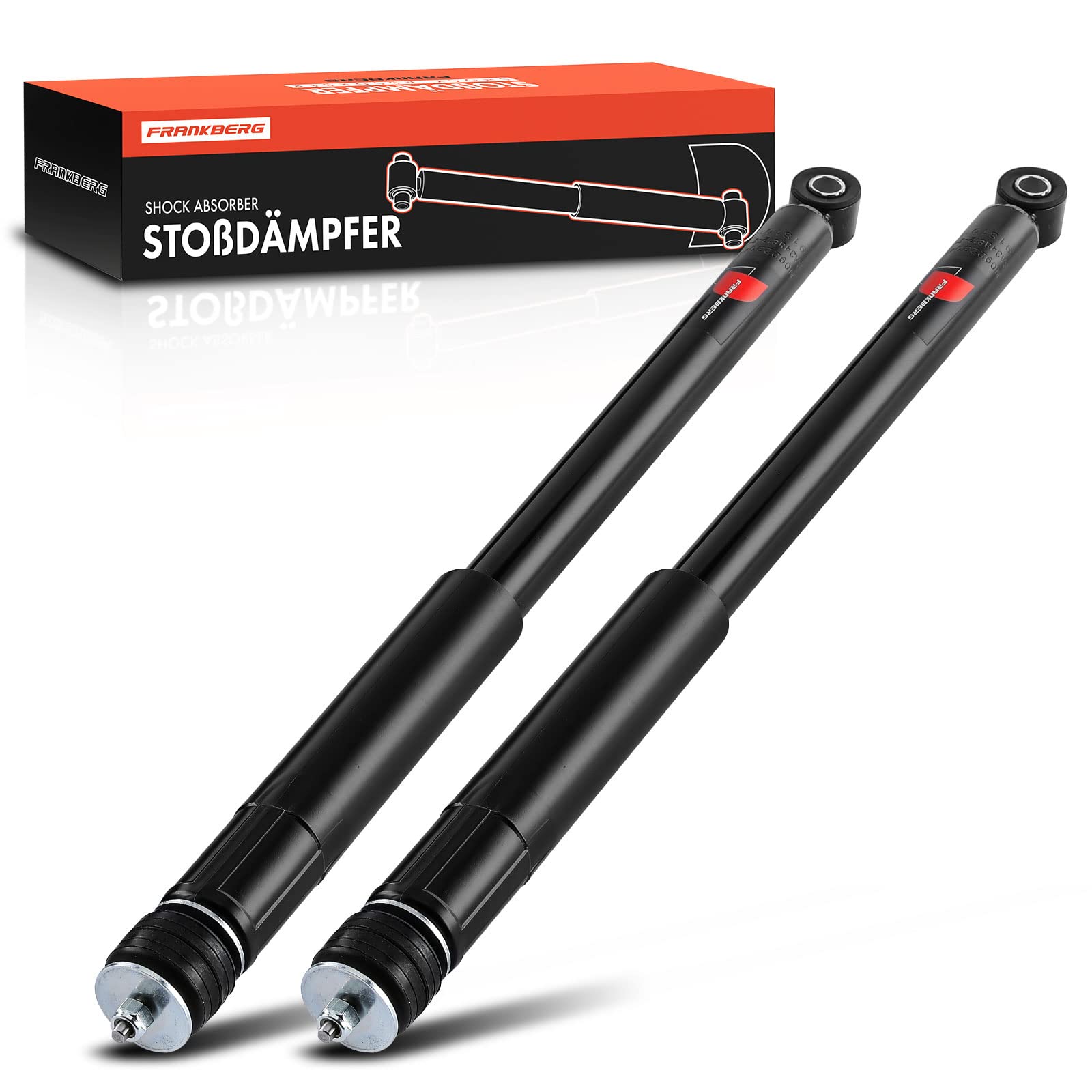 Frankberg 2x Stoßdämpfer Gasdruck Hinterachse Links Rechts Kompatibel mit Sedici FY 1.6L-2.0L 2006-2014 SX4 EY G.Y 1.6L 1.9L 2006-Heute Replace# 71747485 von Frankberg