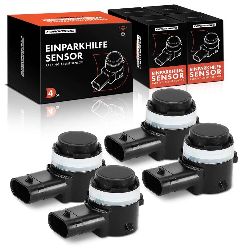 Frankberg 4x Parksensor Vorne Hinten Kompatibel mit A-Klasse W176 W177 1.5L-2.1L 2012-2019 CLS C218 2.1L-5.5L 2011-2017 E-Klasse W212 W213 1.6L-6.2L 2009-2018 Replace# A0009055504 von Frankberg