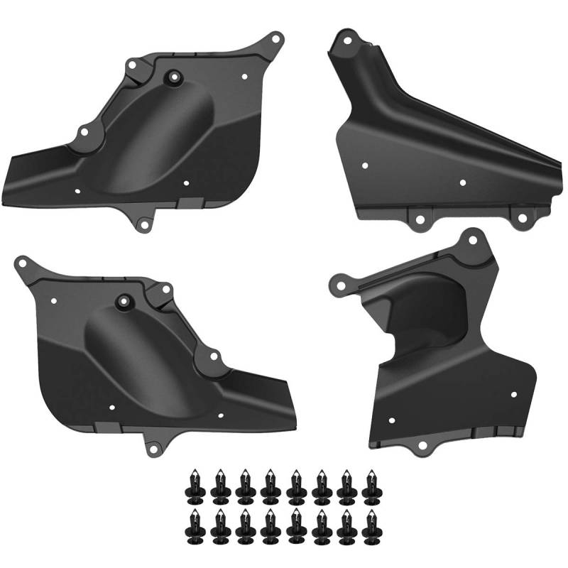 Frankberg 4x Radhausschale Kotflügel Innenkotflügel Mit Kit Vorne Hinten Links Rechts für Land Cruiser 200 J2 2007-2020 von Frankberg