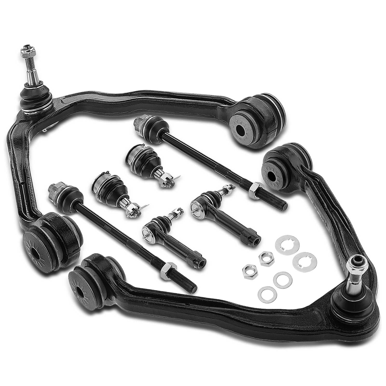 Frankberg 8 teilig Querlenker Satz Vorne Kompatibel mit Escalade 5.3L 6.0L 2000-2006 Silverado 1500 4.3L-6.0L 1999-2007 Yukon 4.8L-6.0L 2000-2006 Replace# 20869199 von Frankberg