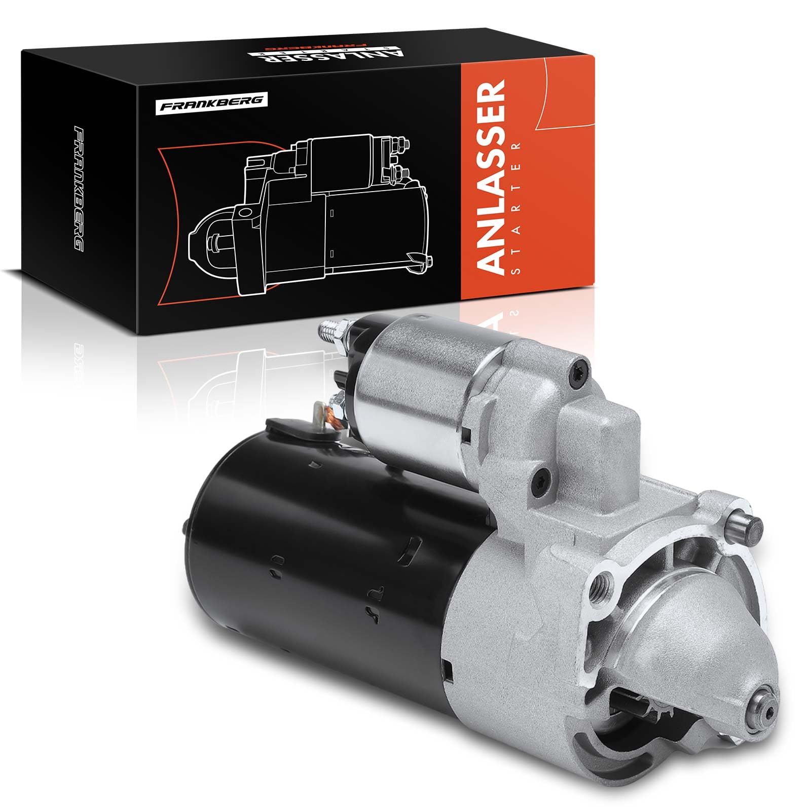 Frankberg Anlasser Motor Anlasser 2,2 KW Diesel Kompatibel mit C30 533 2.0L 2010-2012 C70 II Cabriolet 542 2.0L 2010-2013 S40 II 544 2.0L 2010-2012 XC70 II 136 2.4L 2007-2016 Replace# 0001109397 von Frankberg