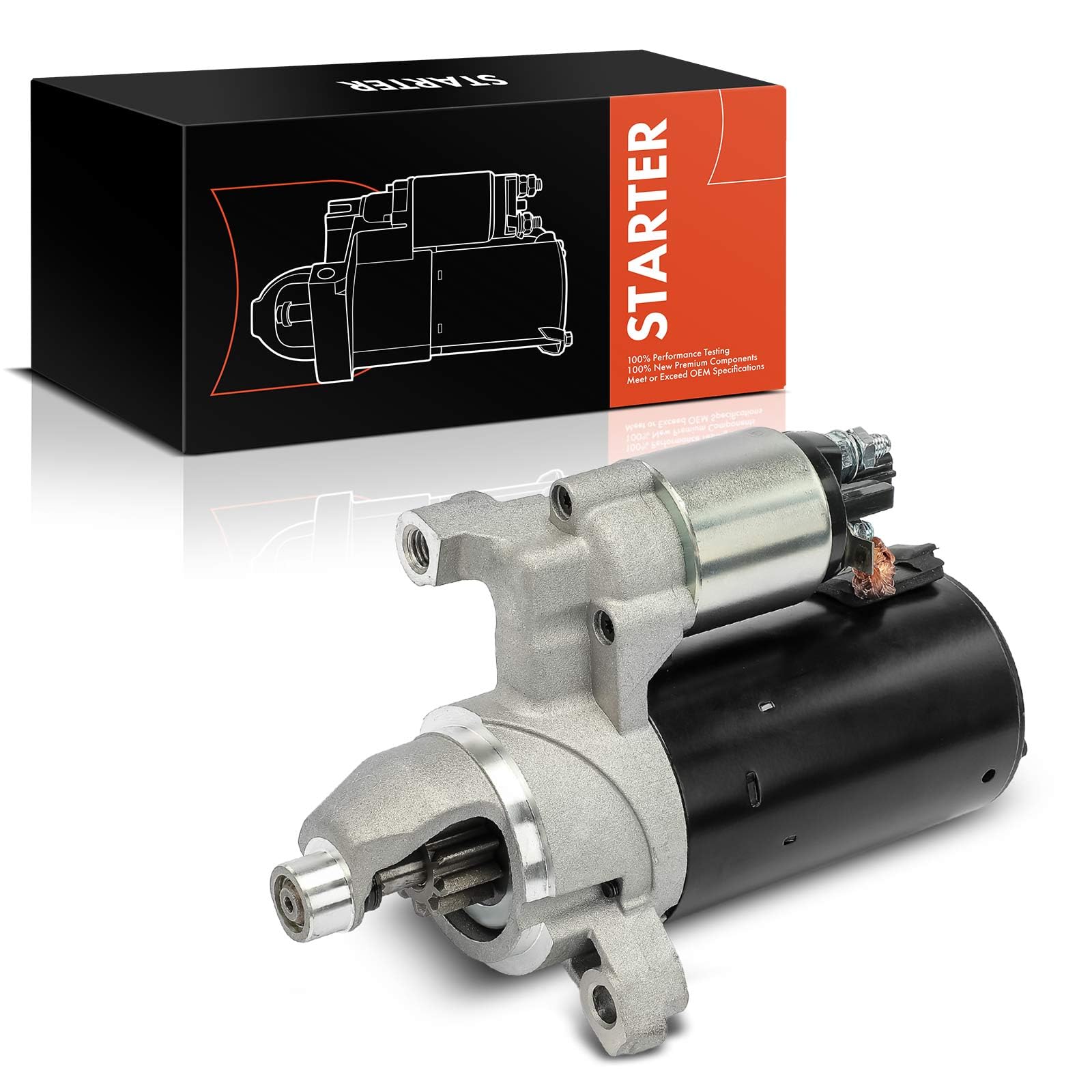 Frankberg Anlasser Starter 2,5 kW Kompatibel mit A4 8K2 B8 3.0L 2011-2015 A4 Allroad 8KH B8 3.0L 2012-2016 A6 4G2 4GC 3.0L 2010-2018 A5 8T3 3.0L 2011-2017 Replace# 059911021GX von Frankberg