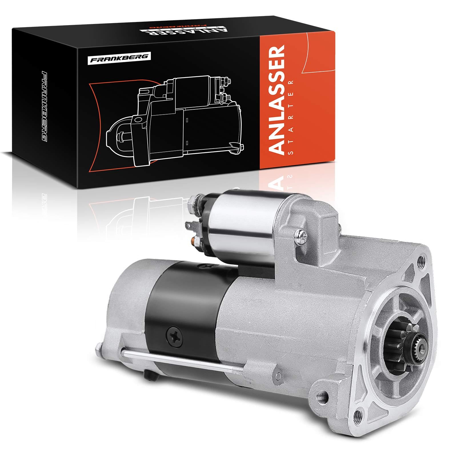 Frankberg Anlasser Starter Kompatibel mit Pajero II V2W 1994-1999 Pajero III V6W 2000-2006 Pajero IV V8W V8 2006-Heute Pajero Klasseic V2 2006 Replace# M8T75071 von Frankberg