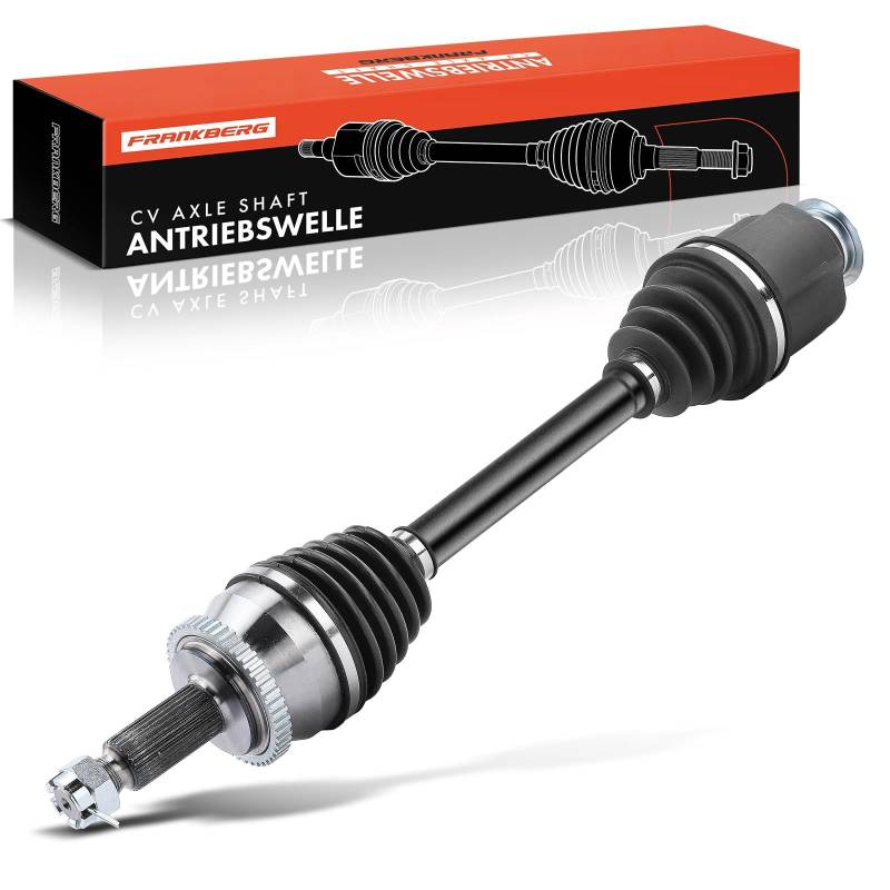 Frankberg Antriebswelle Achswelle Schaltgetriebe mit ABS-Ring Vorderachse Rechts Kompatibel mit Tucson JM 2.0L 2006-2010 Sportage JE KM 2.0L 2005-2010 Replace# 495002E850 von Frankberg