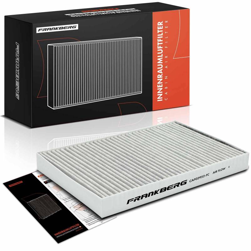 Frankberg Innenraumfilter Pollenfilter mit Aktivkohlefilter Kompatibel mit Daily IV Kasten 2.3L 3.0L Benzin 2006-2011 Massif Pick-up 3.0L Benzin 2008-2011 Replace# 3802821 von Frankberg