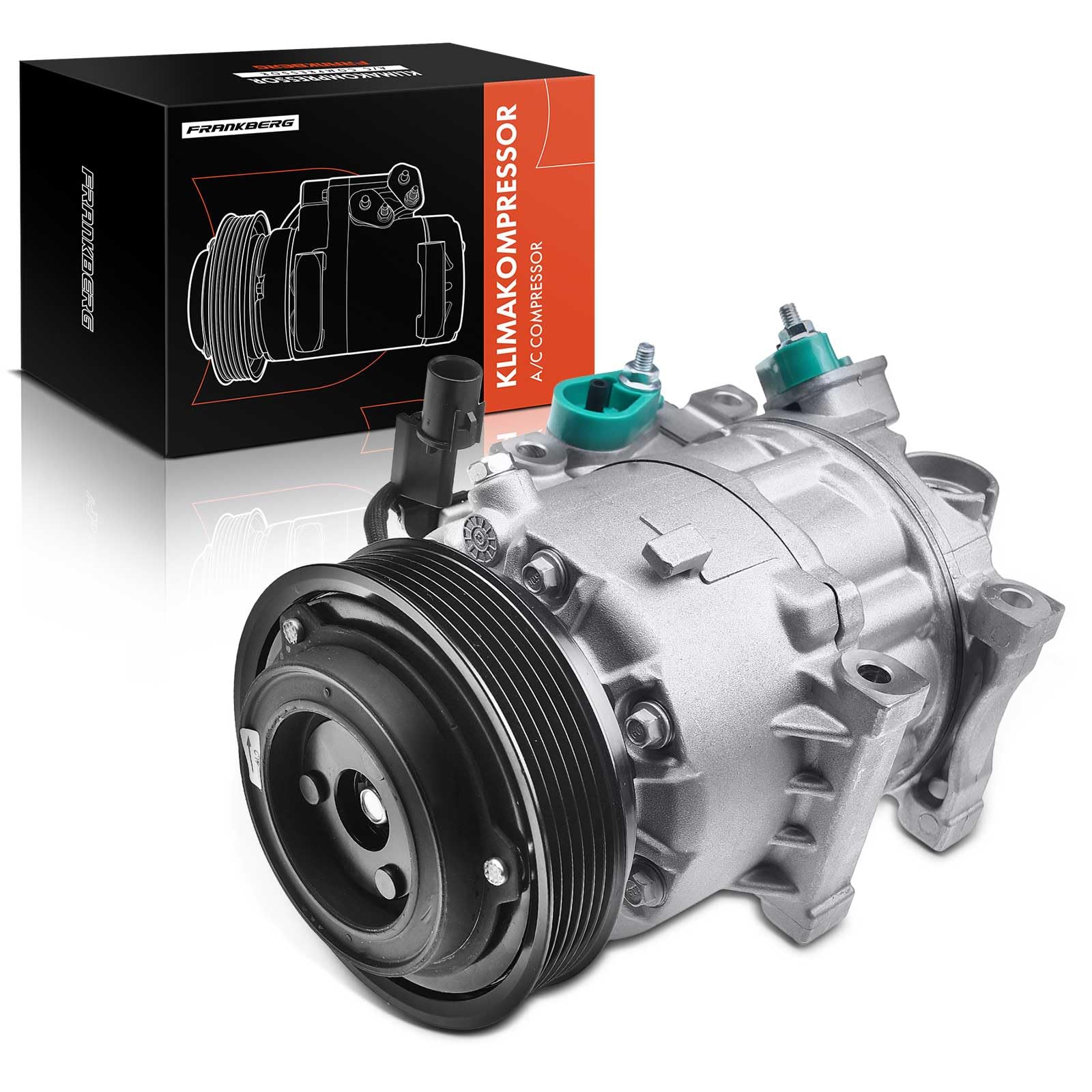 Frankberg Klimakompressor Klimaanlage Diesel Kompatibel mit i30 FD 2.0L 2007-2011 Cee'D Schrägheck ED 2.0L 2007-2012 Magentis MG 2.0L 2005-2010 Replace# 977012B101 von Frankberg