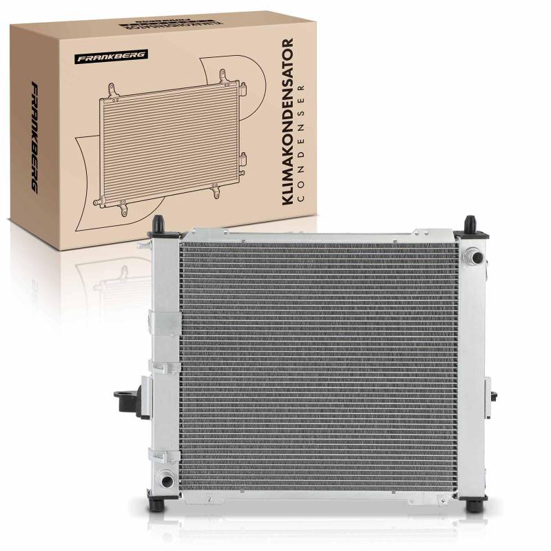 Frankberg Klimakondensator mit Kondensator Kompatibel mit Twingo I C06 1.2L 1996-2007 Klimakühler Twingo I Kasten/Schrägheck S06 1.2L 2001-2012 Benzin Replace# 7701059051 von Frankberg
