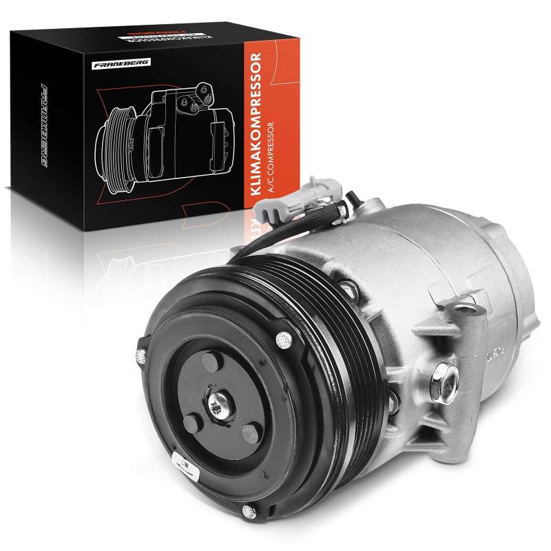 Frankberg Kompressor Klimaanlage Kompatibel mit Astra H A04 1.2L Benzin 2005-2010 Astra H Caravan L35 1.4L-2.0L Benzin 2004-2010 Astra H CC L08 1.2L Benzin 2005-2010 Replace# 24466993 von Frankberg