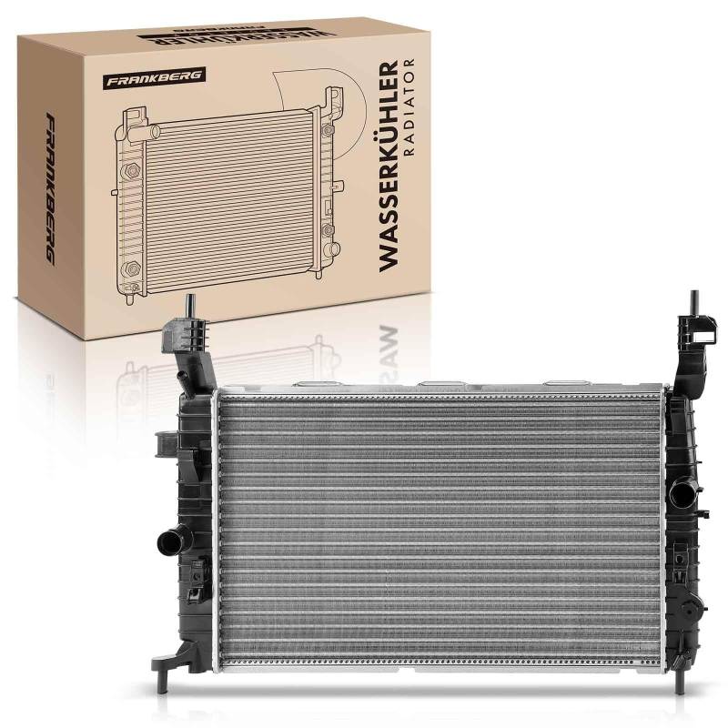 Frankberg Kühler Wasserkühler Motorkühler Schalt-/optional Automatikgetriebe Kompatibel mit Meriva X03 1.4L-1.8L 2003-2010 Replace# 1300413 von Frankberg