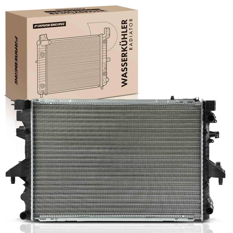 Frankberg Kühler Wasserkühler ohne Motorölkühler Kompatibel mit California T5 Camper 2.5L 2007-2009 Multivan V 2.5L 2003-2009 Transporter V 2.5L 2003-2009 Replace# 7H0121253G von Frankberg