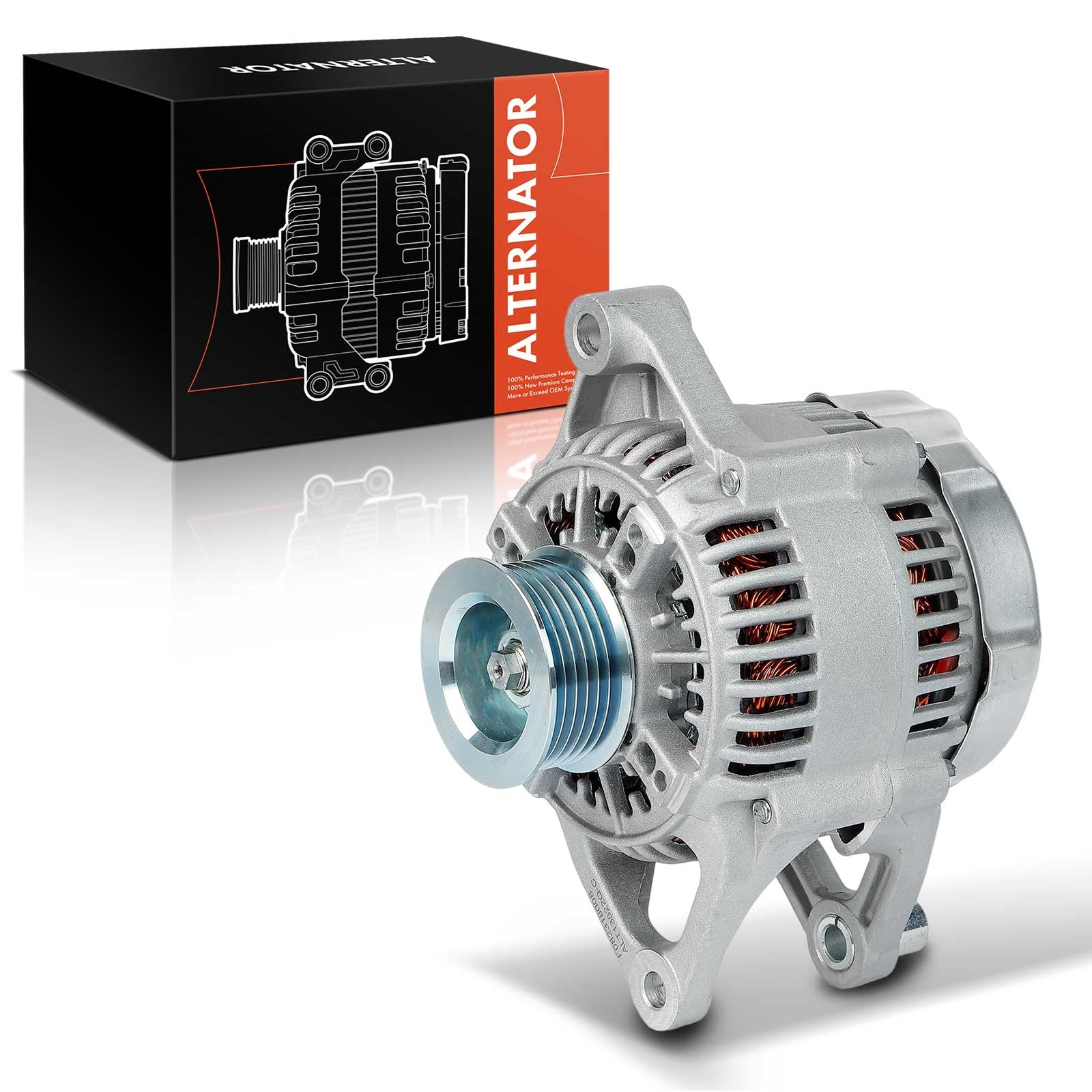 Frankberg Lichtmaschine Generator 117A Kompatibel mit Cherokee XJ 4.0L Benzin 1998-2001 Wrangler II TJ 2.5L 4.0L Benzin 1996-2007 Replace# 56041822AA von Frankberg