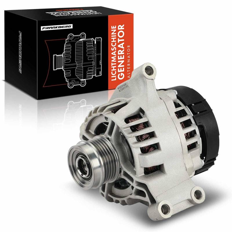 Frankberg Lichtmaschine Generator 120A Kompatibel mit Punto Evo 199 1.4L Benzin 2009-2012 Musa 350 1.6L Diesel 2008-2012 Giulietta 940 1.4L Benzin 2010-2020 Replace# 51854903 von Frankberg