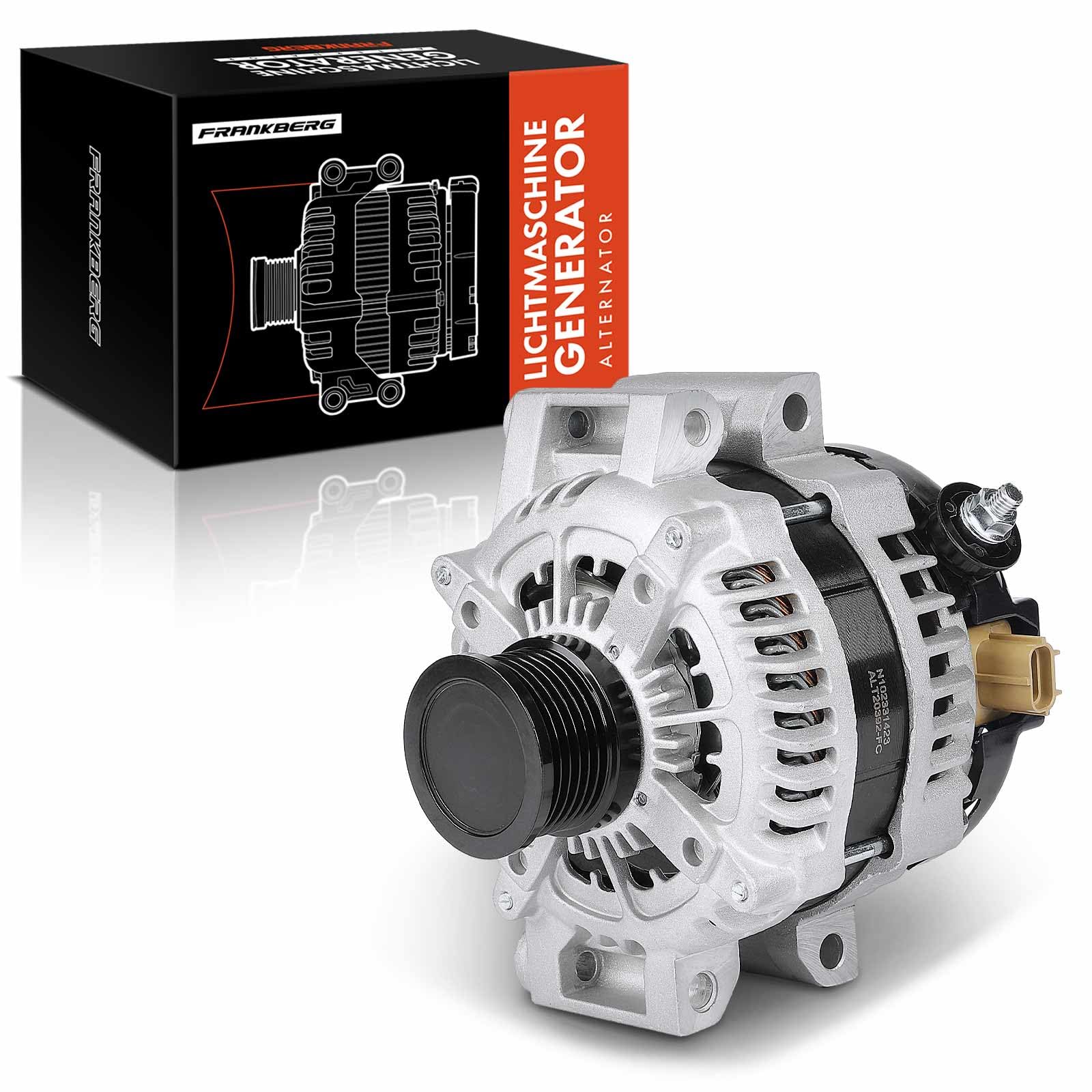 Frankberg Lichtmaschine Generator Kompatibel mit Nitro 2.8L 2007-2012 Cherokee KJ 2.5L 2.8L 2001-2008 Cherokee KK 2.8L 2008-2012 Wrangler III JK 2.8L 2007-2017 Replace# 04801338AB von Frankberg