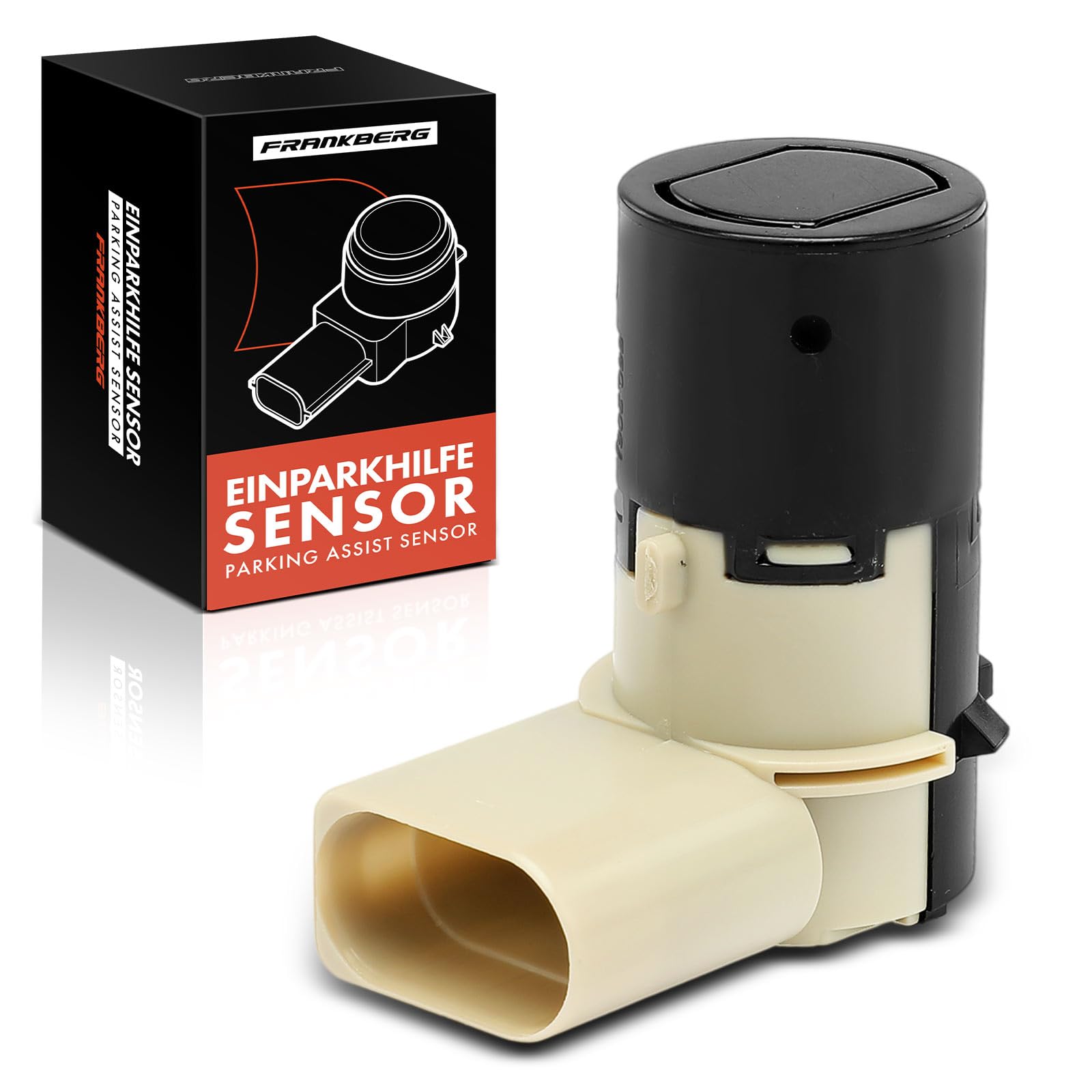 Frankberg Parksensor Parking Asist Sensor 3-polig Vorne/Hinten Kompatibel mit A.l.h.a.m.b.r.a 7V8 7V9 1996-2010 P.a.s.s.a.t 3B3 2000-2005 S.h.a.r.a.n 7M6 7M8 7M9 1995-2010 Replace# 7M3919275A von Frankberg