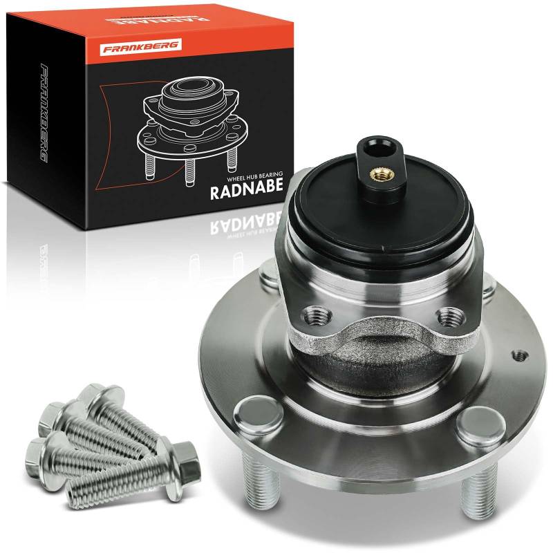 Frankberg 1x Radlager Radlagersatz Hinterachse mit Integriertem ABS Sensor Kompatibel mit Colt CZC Cabriolet RG 1.5L 2006-2009 Forfour 454 1.1L-1.5L 2004-2006 Replace# 4543500135 von Frankberg