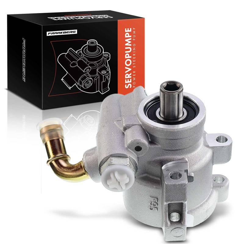 Frankberg Servopumpe Hydraulikpumpe Lenkung Ohne Riemenscheiben Kompatibel mit Cherokee XJ I4 2.5L 1997-2000 Wrangler II TJ I4 2.5L 1997-2002 Replace# 52088018 von Frankberg