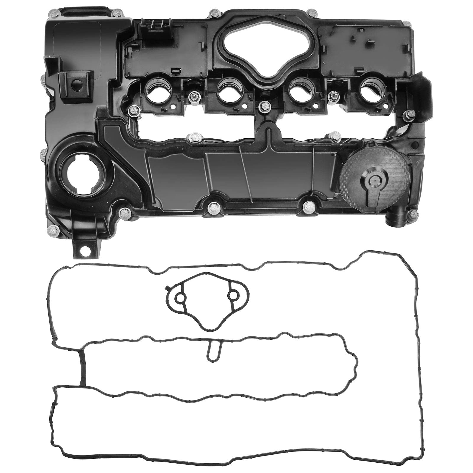 Ventildeckel Zylinderkopfhaube für 1er E81 E87 1er Cabriolet E88 E82 3er E90 E93 3er Coupe E92 3er Touring E91 5er E60 5er Touring E61 1.6L 2.0L Benzin 2006-2013 11127553626 von Frankberg