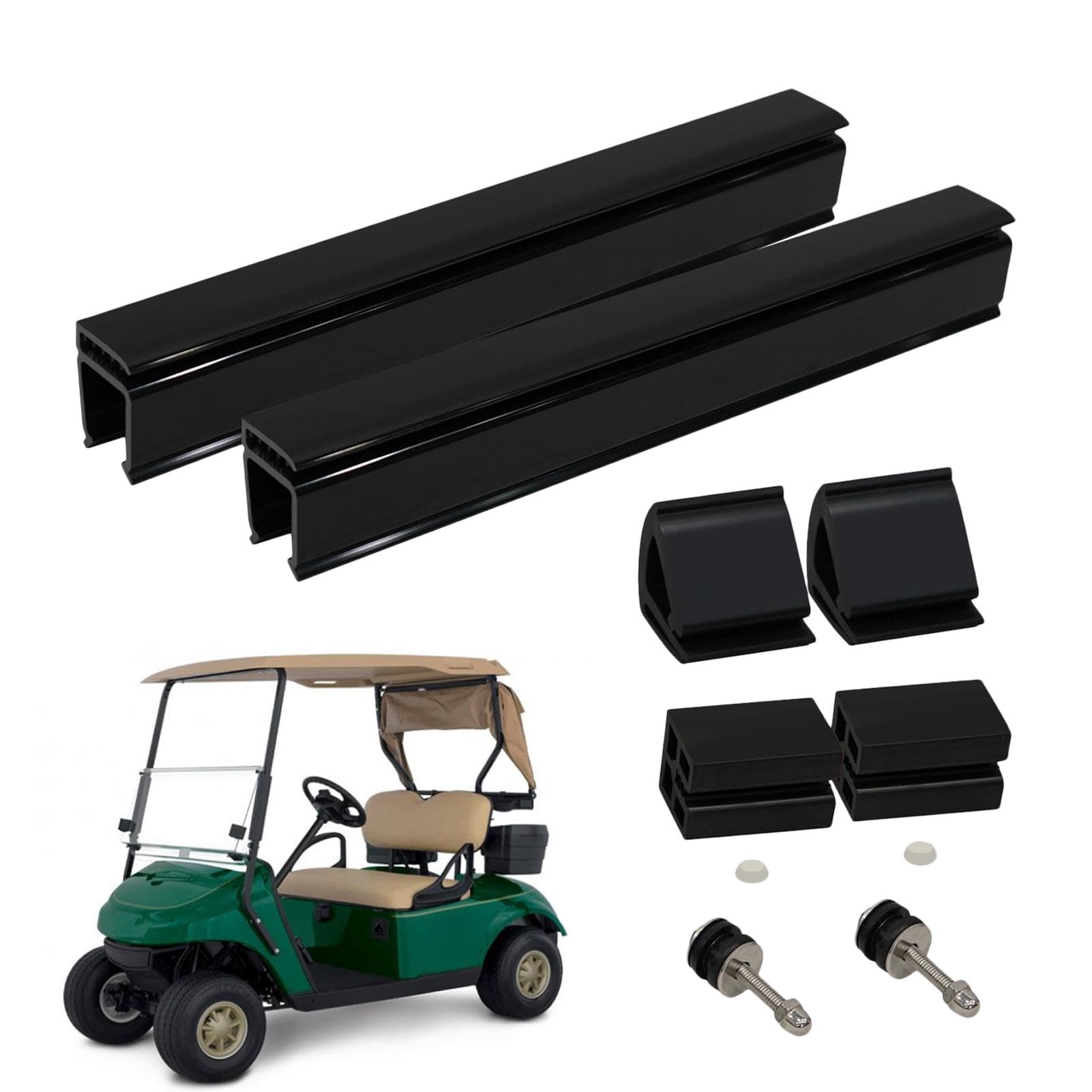 Fravsiu Golf Cart Windshield Repair Kit | Golf Cart Window Clips | Quick Fix Windshield Repair Kit | Golf Cart Windshield Screws Golf Cart Window Replacement Kit Windshield Repair Kit for Golf Carts von Fravsiu