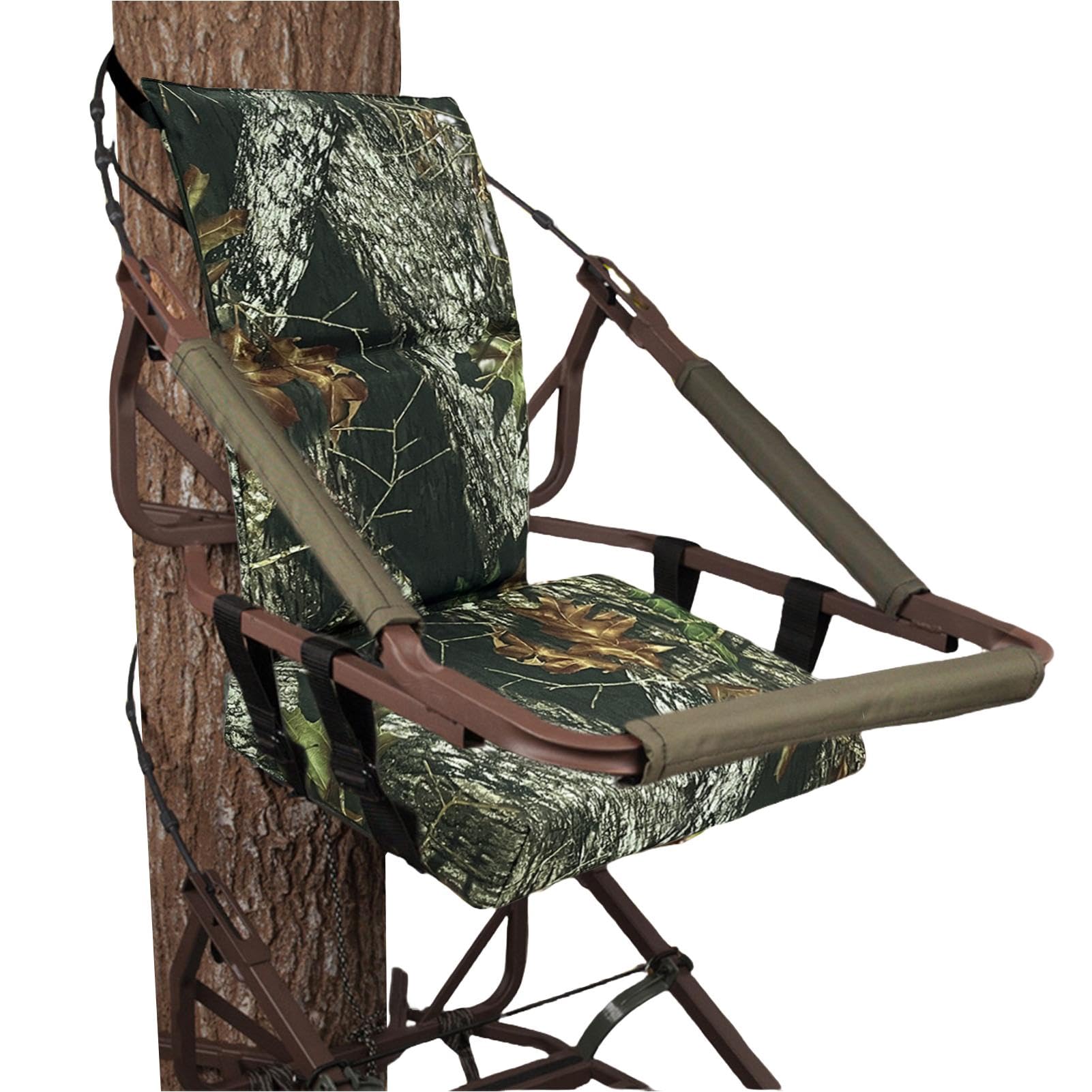 Fravsiu Oxford Cloth Tree Stand Seat Replacement | Adjustable Tree Stand Seat Cushion | Portable Tree Seat | Waterproof Cushion with Backrest and Adjustable Release Buckles for Camping and Hunting von Fravsiu