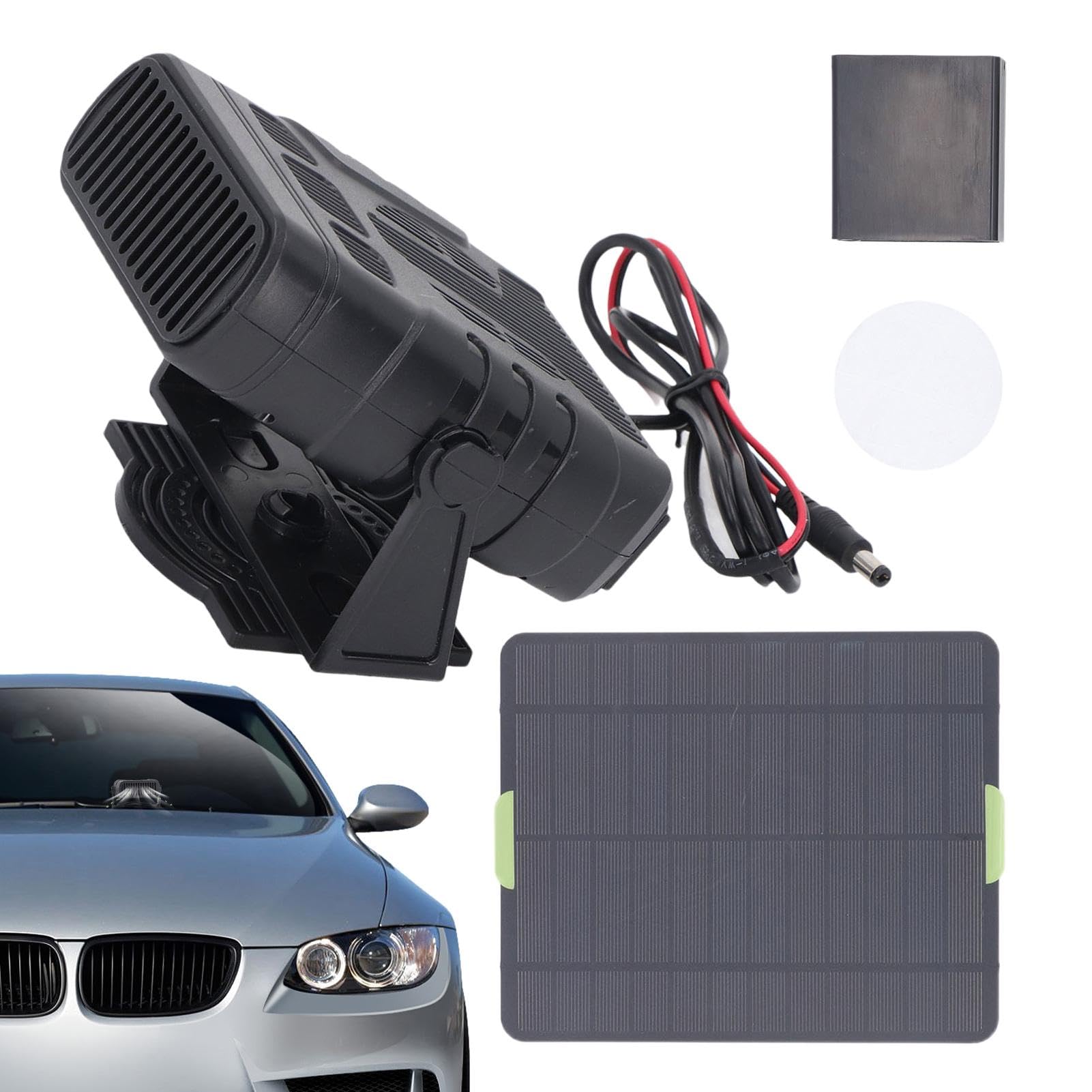 Portable Car Heater, Solar Car Electric Deicing Heater, Automobile Windscreen Fan, Fast Heating Car Warmer for Winter, Effective Windshield Defogger and Defroster for Cars and SUVs von Fravsiu