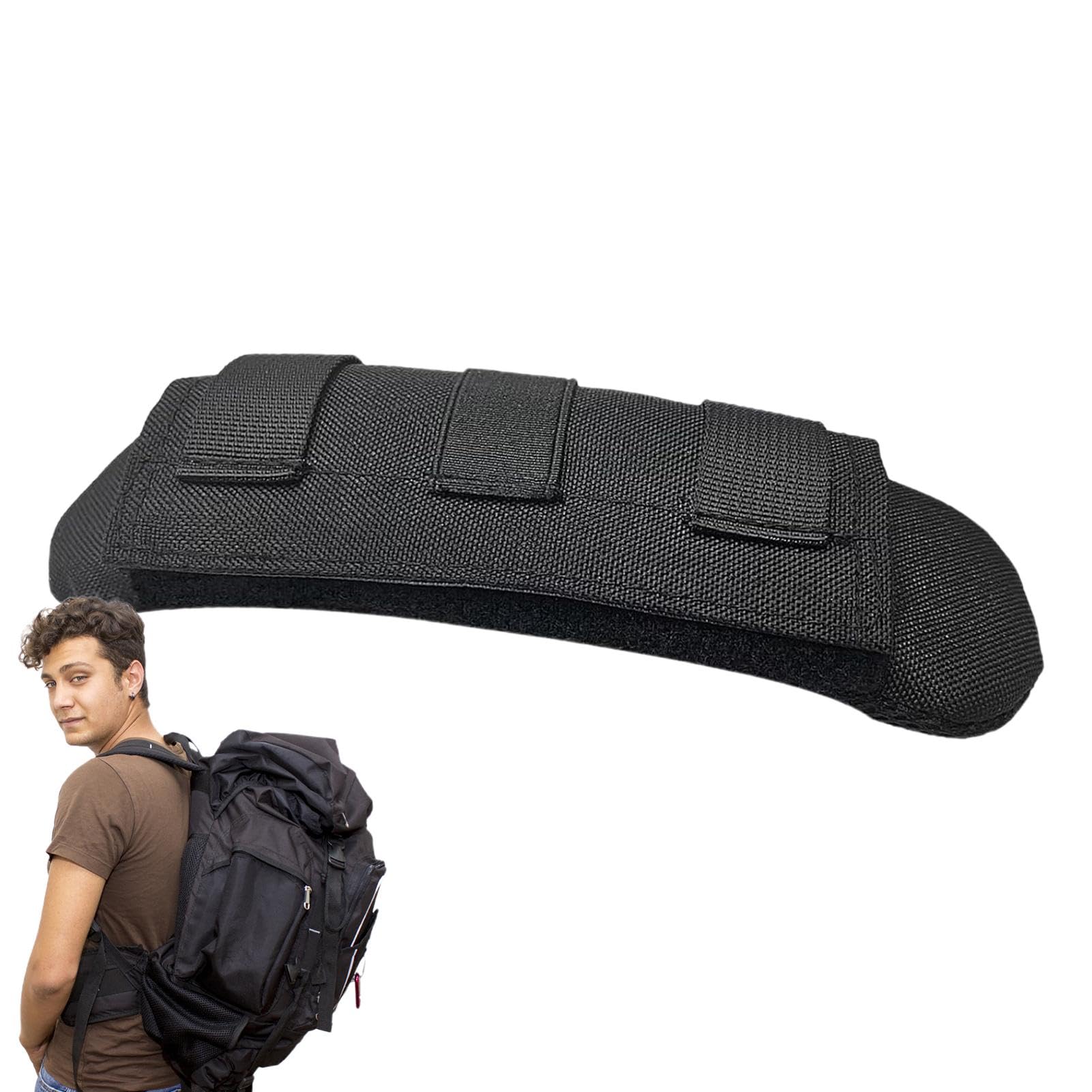 Shoulder Strap Pad | Adjustable Shoulder Strap Cushion Pad | Waterproof Cushion for Backpack Straps | Breathable Shoulder Pads for Bags | Ideal for Backpacks, Guitar Straps, and Travel Comfort von Fravsiu