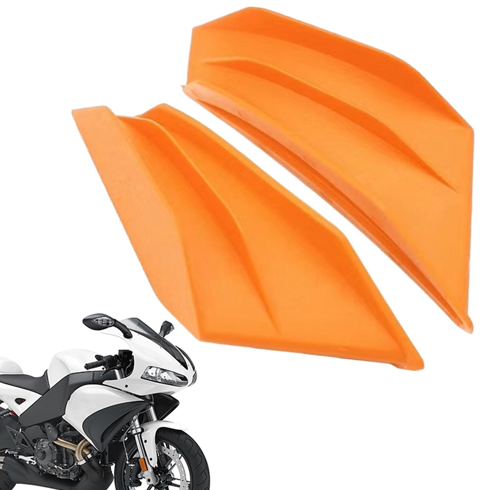 Winglet Aerodynamisches Motorrad | Motorrad Seitliche Verlängerungen Flügel | Motorrad Spoiler Verkleidung Flügel Tunnel Getestete Aerodynamische Verbesserungen des Motorrads von Fravsiu