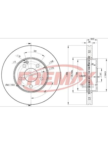 Icer Brakes 78BD0812 Bremsscheibe von Fremax