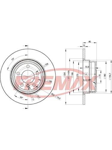 Icer Brakes 78BD6491 Bremsscheibe von Fremax