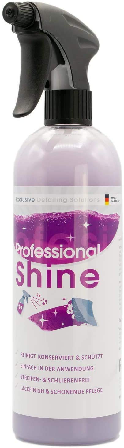 FreyChemie Professional Shine 750 ml Sprühglanz - Quick Detailer für perfektes Finish, anwendbar auf Lacken, Felgen, Glas & Kunststoff, wasserabweisend, silikonfrei von FreyChemie