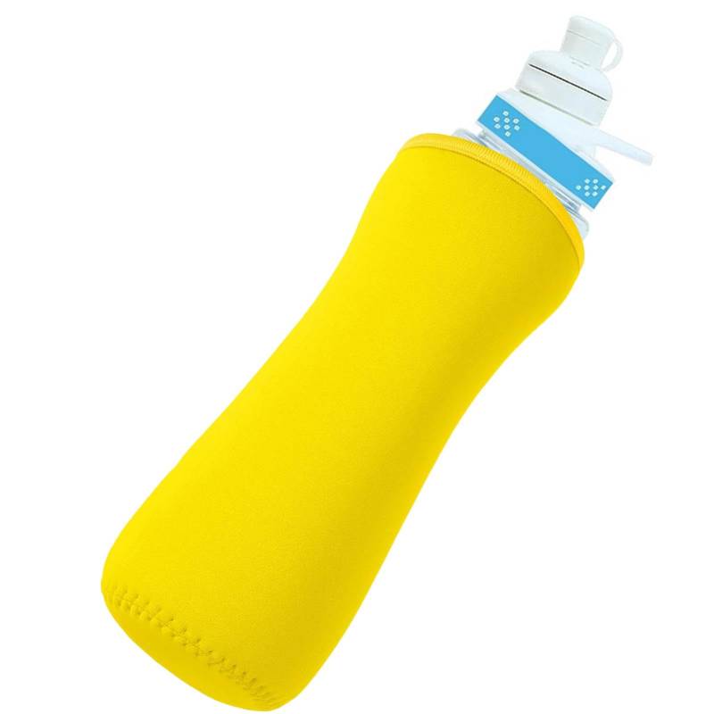 Frfik Neopren-Flaschenhalter, Neopren-Wasserflaschenhülle | Trägerhaltertasche,Tragbarer, mit Neopren isolierter Wasserflaschenkühler, isolierter Flaschenhalter, ergonomischer von Frfik