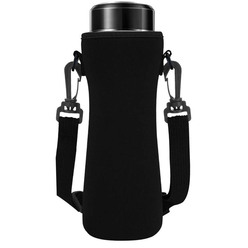 Frfik Neopren-Flaschenhülle, Neopren-Wasserflaschenhalter - Wasserflaschenhalter-Tasche - Ergonomische Wasserflaschenhalter-Tasche, isolierter Flaschenhalter, Wasserflaschen-Taschenträger für von Frfik