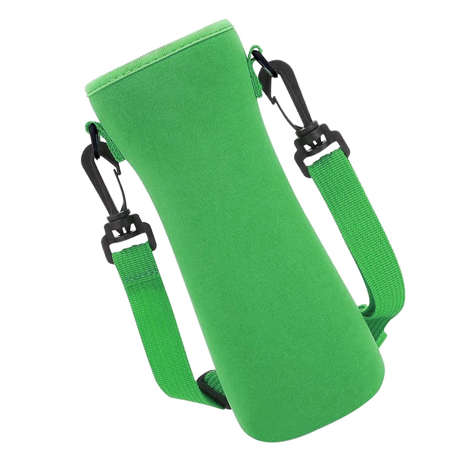 Frfik Neopren-Wasserflaschenhalter,Neopren-Flaschenhalter, Trägerhaltertasche, Tragbarer, mit Neopren isolierter Wasserflaschenkühler, isolierter Flaschenhalter, ergonomischer von Frfik