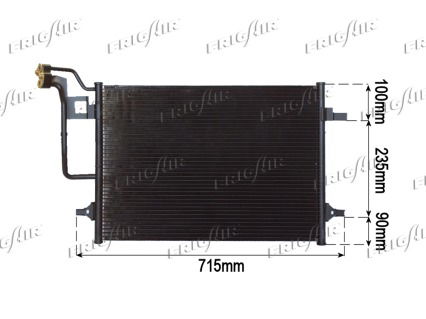 Kondensator, Klimaanlage Frigair 0810.3017 von Frigair