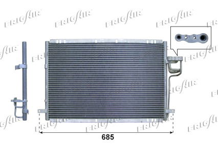 Kondensator, Klimaanlage Frigair 0833.3028 von Frigair