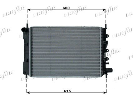 Kühler, Motorkühlung Frigair 0105.2040 von Frigair