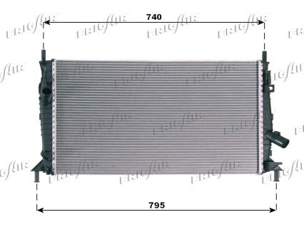 Kühler, Motorkühlung Frigair 0105.3081 von Frigair